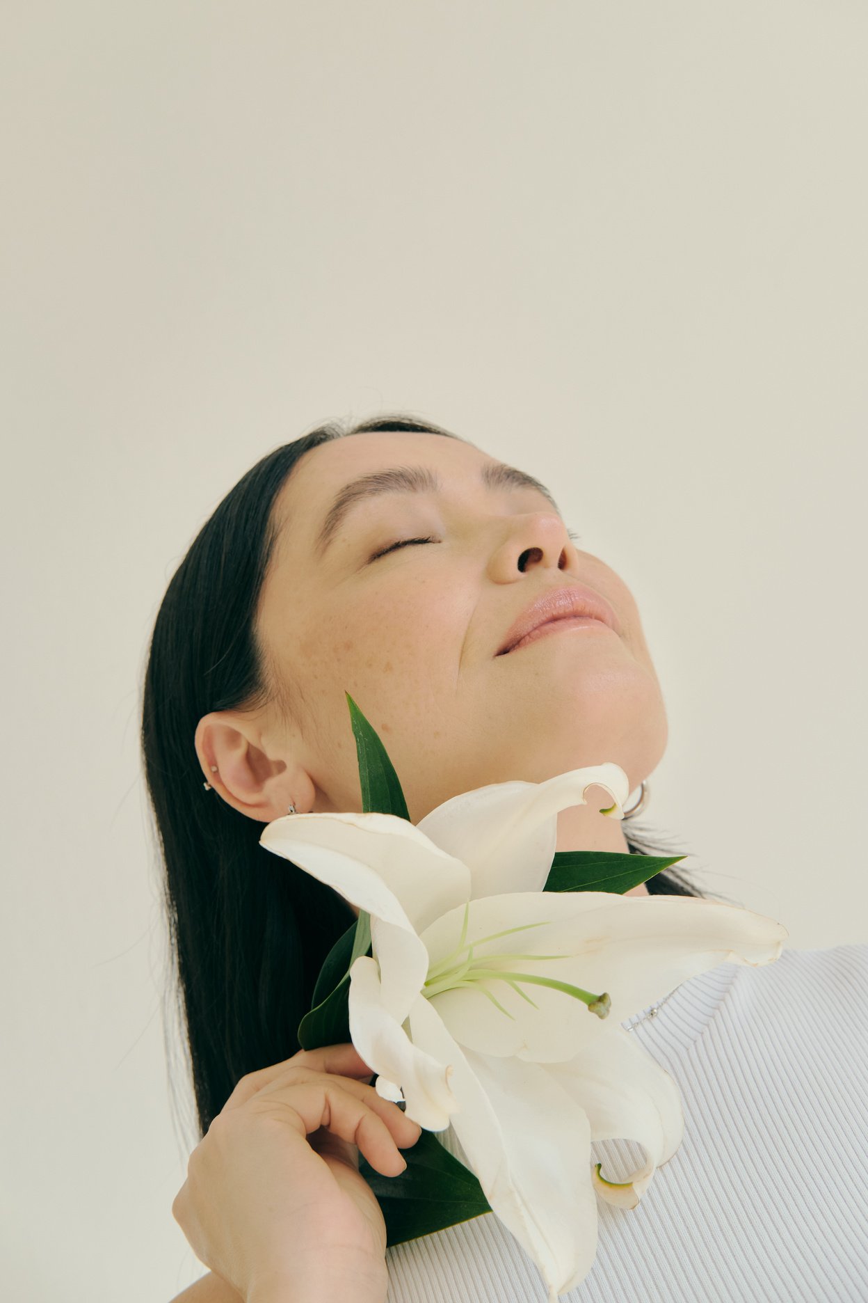 Mindfulness Practices Woman Posing with Flower